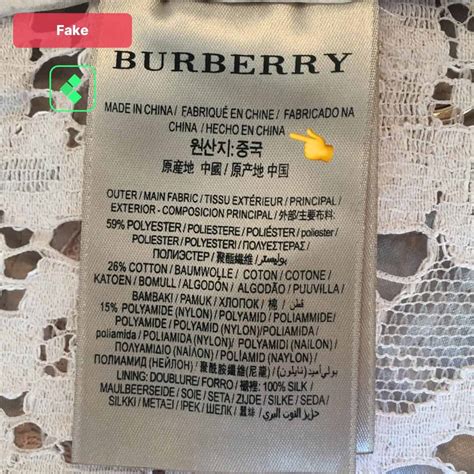 china label burberry|genuine Burberry label.